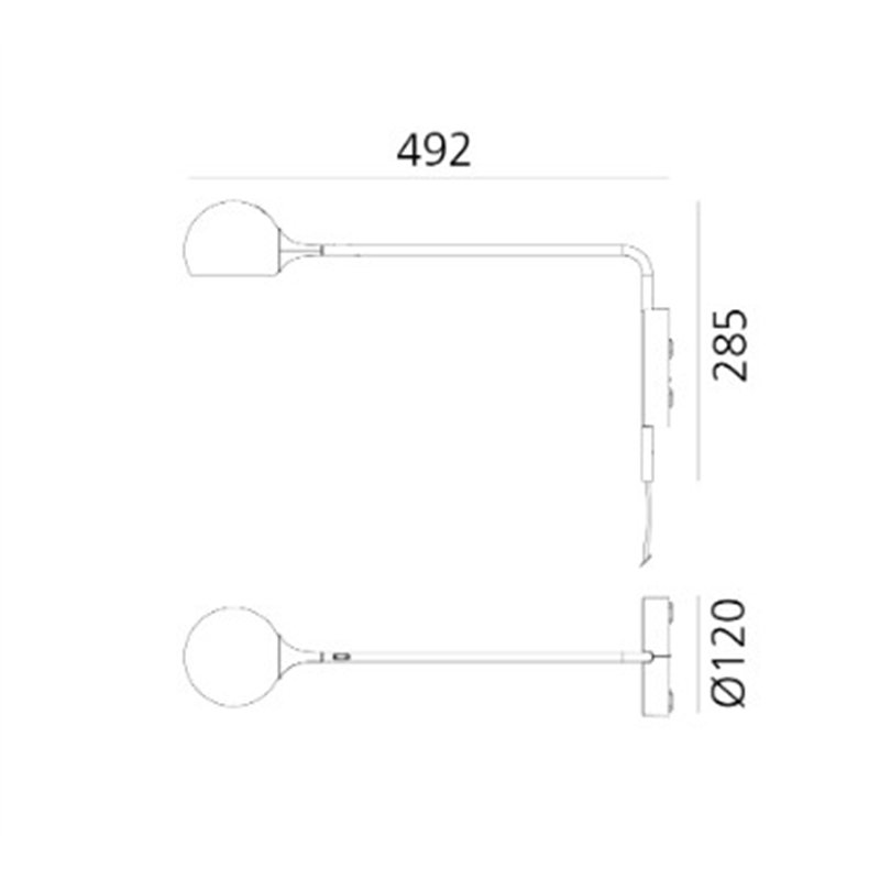 Artemide Ixa Plug Wandlampe