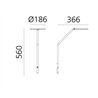 Artemide Vine Light Arm L Wandlampe