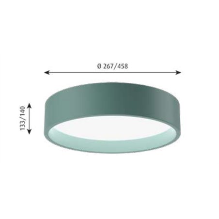 Louis Poulsen Lp Circle Surface Mounten Led ⌀450 Ceiling Lamp