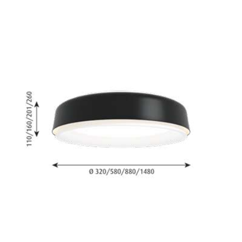Louis Poulsen Lp Grand Surface Mounted Led ⌀580 Deckenleuchte