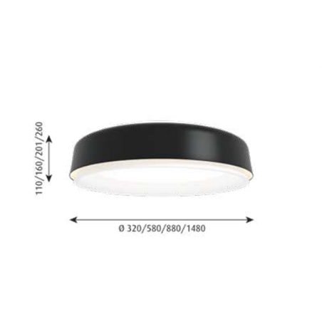 Louis Poulsen Lp Grand Surface Mounted Led ⌀880 Ceiling Lamp