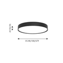 Louis Poulsen Lp Slim Round Surface Mounted Led ⌀250 Ceiling Lamp / Wall Lamp