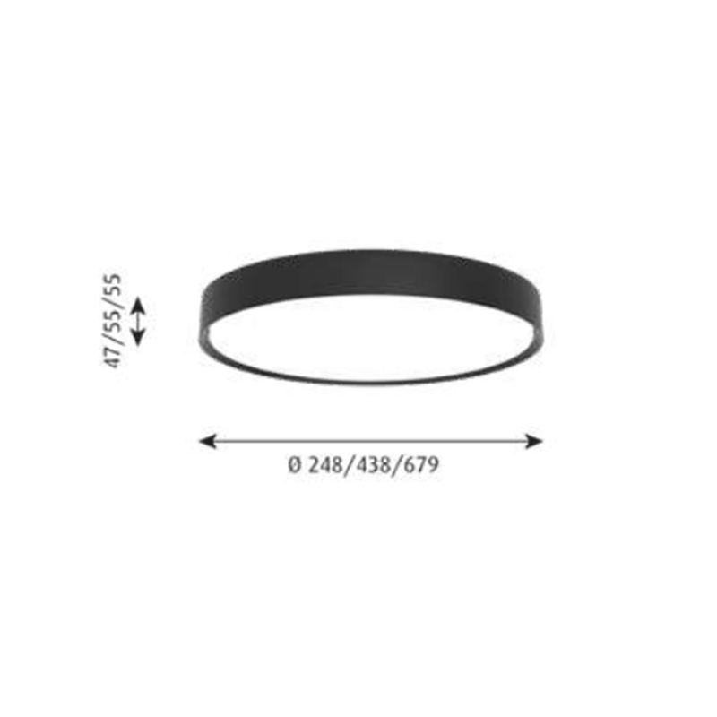 Louis Poulsen Lp Slim Round Surface Mounted Led ⌀440 Deckenleuchte / Wandleuchte