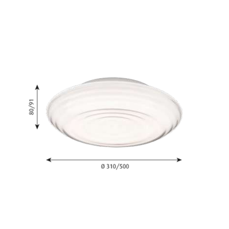 Louis Poulsen Ripls Led ⌀500 Deckenleuchte / Wandleuchte