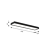 Louis Poulsen Lp Slim Box Semi-Recessed Deckenleuchte