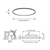 Louis Poulsen Lp Slim Round Recessed ⌀250 Deckenleuchte
