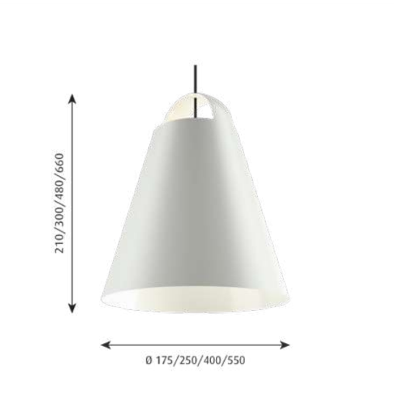 Louis Poulsen Above ⌀250 Pendelleuchte