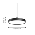 Louis Poulsen Lp Slim Round Suspended ⌀680 Pendant Lamp
