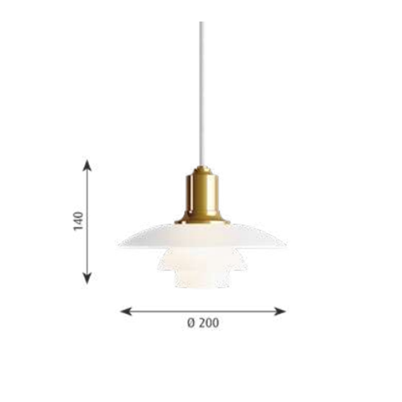 Louis Poulsen Ph 2/1 Pendant Hängelampe