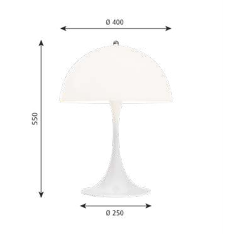 Louis Poulsen Panthella 400 Table Lamp Tischlampe