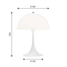 Louis Poulsen Panthella 400 Table Lamp Tischlampe
