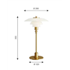 Louis Poulsen Ph 2/1 Table Tischlampe