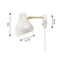 Louis Poulsen Vl38 Wall Wall Lamp