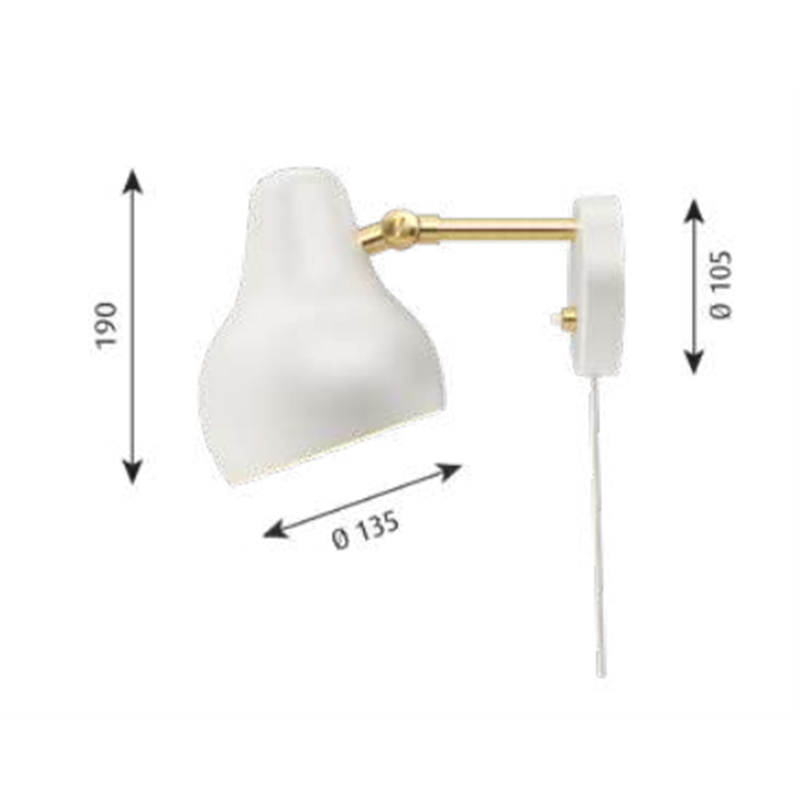 Louis Poulsen Vl38 Wall Wandleuchte