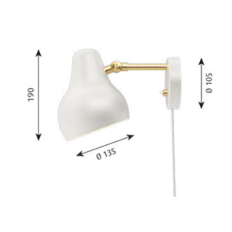 Louis Poulsen Vl38 Wall Wall Lamp