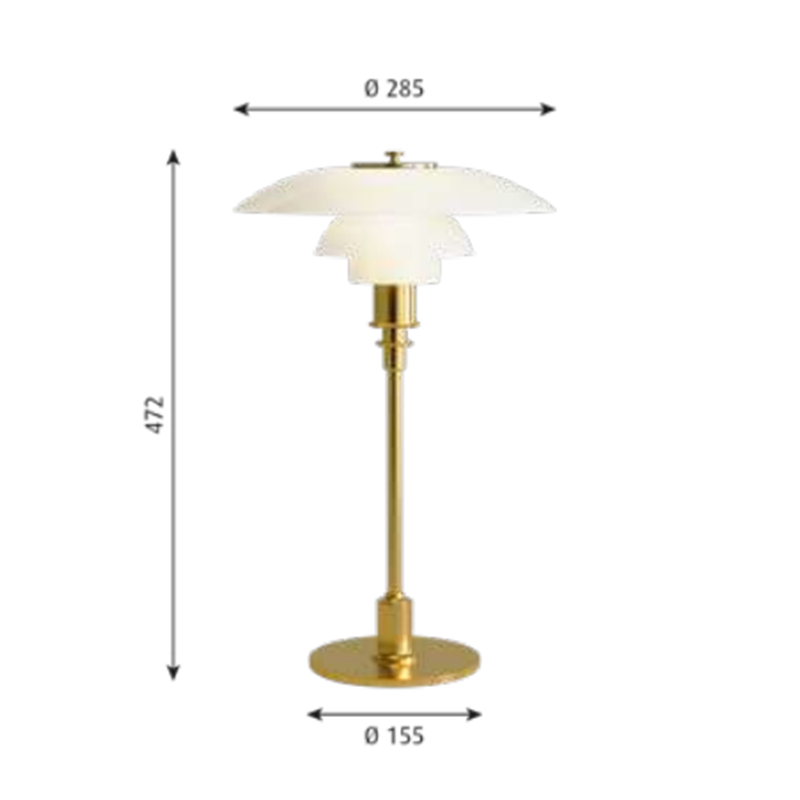Louis Poulsen Ph 3/2 Table Tischlampe
