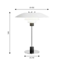 Louis Poulsen Ph 4/3 Table Table Lamp