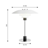 Louis Poulsen Ph 4/3 Table Tischlampe