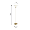 Louis Poulsen Ph 4½-3½ Glass Floor Stehlampe