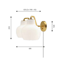 Louis Poulsen Vl Ring Crown 1 Wall Wall Lamp