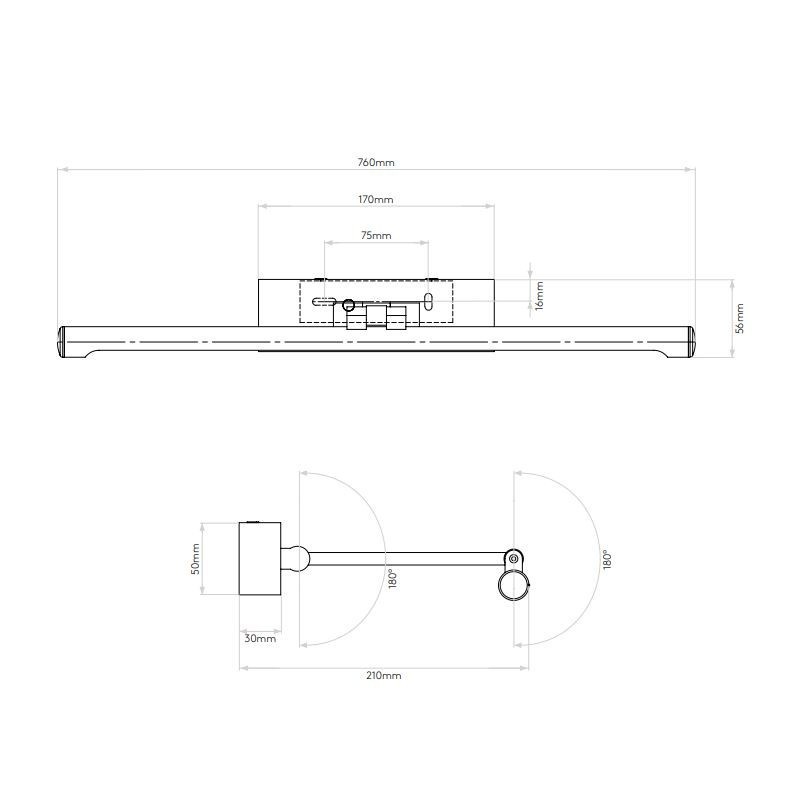 Astro Goya 760 Led Wandlampe