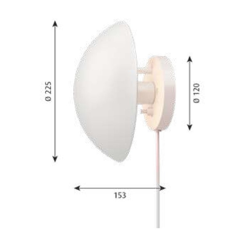 Louis Poulsen Ph Hat ⌀225 Wandleuchte