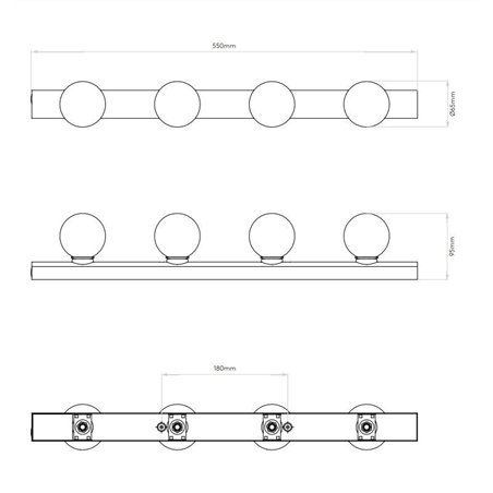 Astro Cabaret 4 II wall lamp