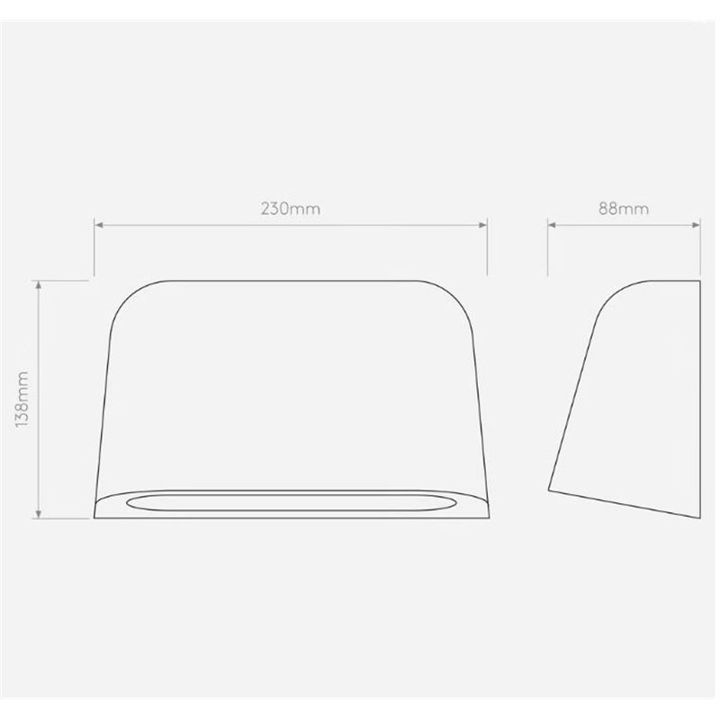 Astro Mast Twin Wandlampe