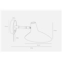 DFTP Darci wall lamp