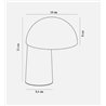 DFTP Faye 16 3-Step Dim Rechargeable Tischlampe