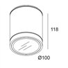 Delta Light DOX 100 S LED - Anthrazit - Outlet