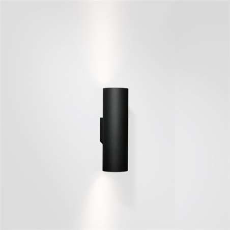 Modular Lotis tubed wall 2x GU10 Wall lamp - Black + Gold - Outlet