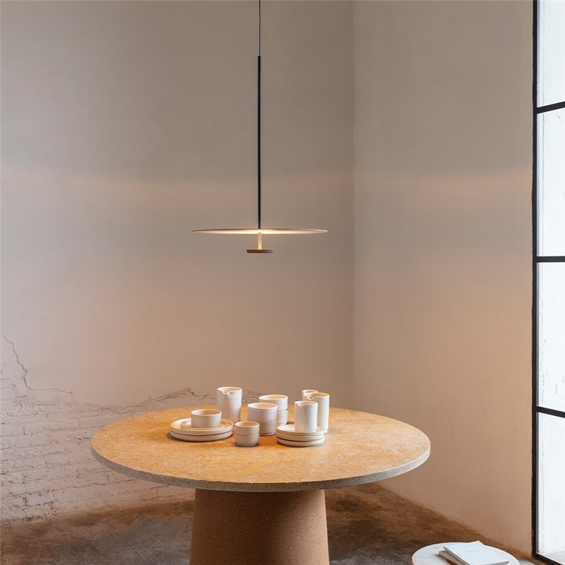 Vibia Flat 1X 55 Extended - 5940 Hängelampe - 3500K - Weiss - Outlet