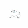 Wever & Ducré BOX WALL 1.0 QT14 Wandlampe