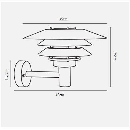 Nordlux Venø [IP54] wall lamp - Outdoor