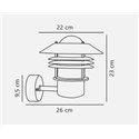Nordlux Vejers [IP54] wall lamp - Outdoor