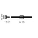 Nordlux Tinia 60 [IP44] 3-Step wall lamp