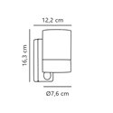 Nordlux Tin Maxi Down [IP54] wall lamp - Outdoor