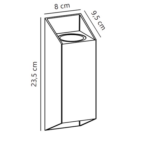 Nordlux Nico [IP54]ant 22 wall lamp - Outdoor