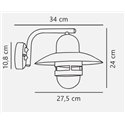 Nordlux Nibe [IP54] wall lamp - Outdoor