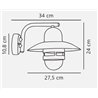 Nordlux Nibe [IP54] Wandlampe - Outdoor