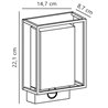 Nordlux Nestor sensor [IP44] Wandlampe - Outdoor