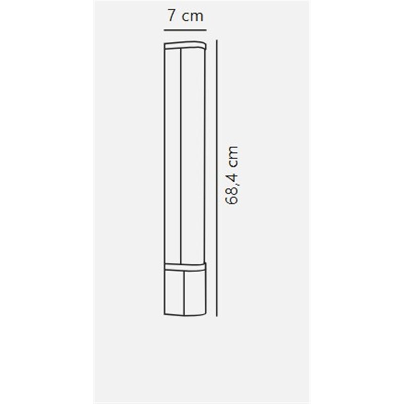 Nordlux Malaika 68 [IP44] Incl. Socket Wandlampe