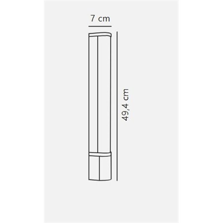 Nordlux Malaika 49 [IP44] Incl. Socket wall lamp