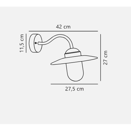 Nordlux Luxembourg [IP54] wall lamp - Outdoor