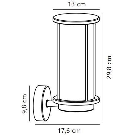 Nordlux Linton 10 [IP54] wall lamp - Outdoor