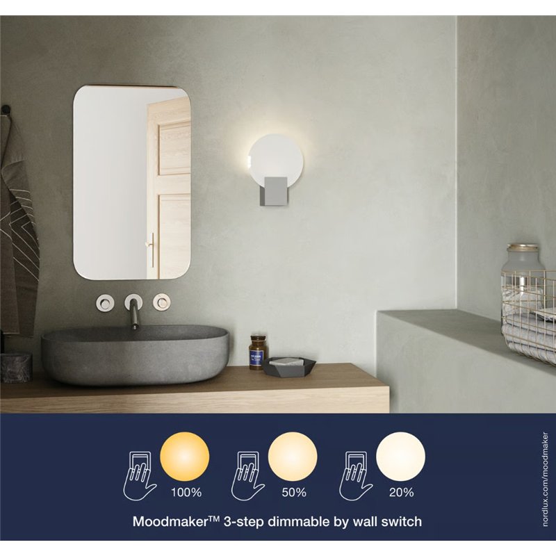 Nordlux Hester [IP44] 3-step Dim Wandlampe