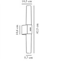 Nordlux Helva Double Basic [IP44] wall lamp