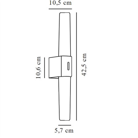 Nordlux Helva Double Basic [IP44] wall lamp