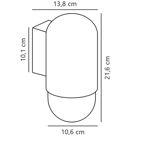 Nordlux Heka [IP44] wall lamp - Outdoor